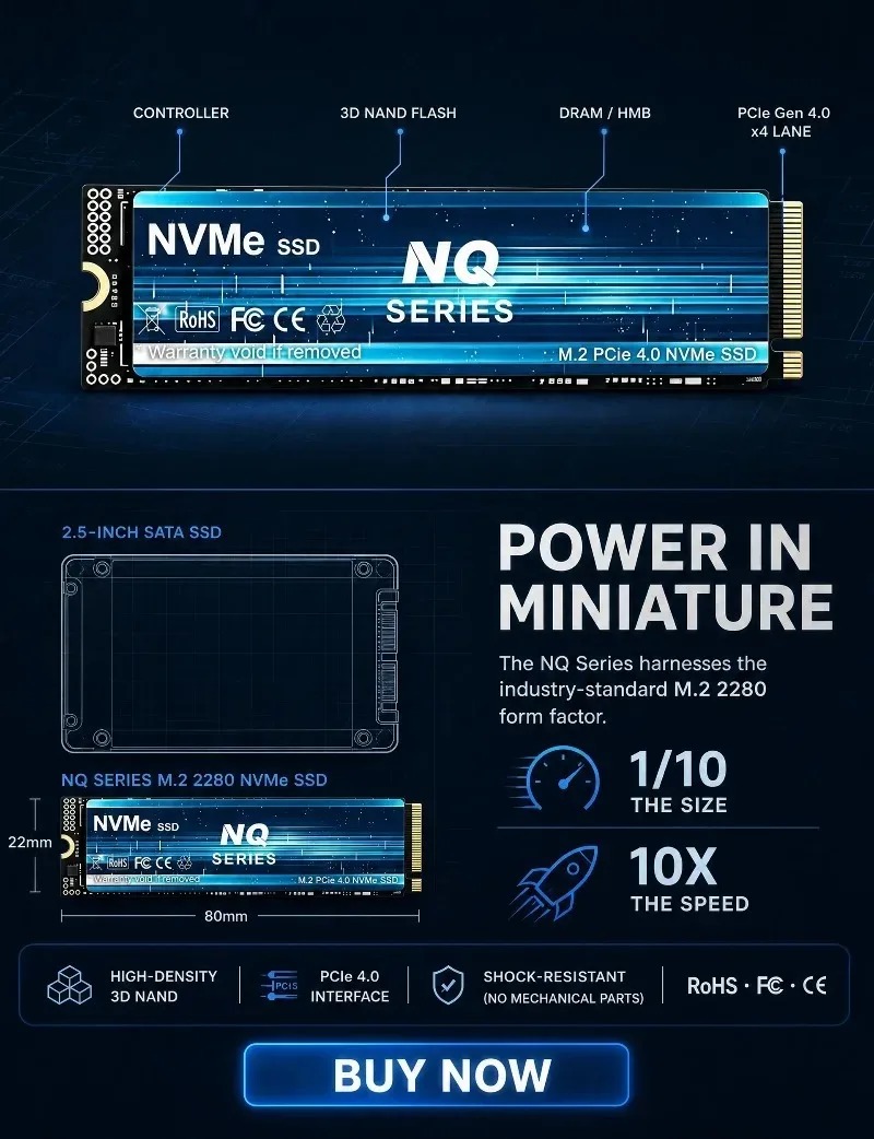 NQ SERIES NVME SSD 2TB/4TB NVM - M.2 Nvme 4Tb Pcie 4.0 Ssd review and price