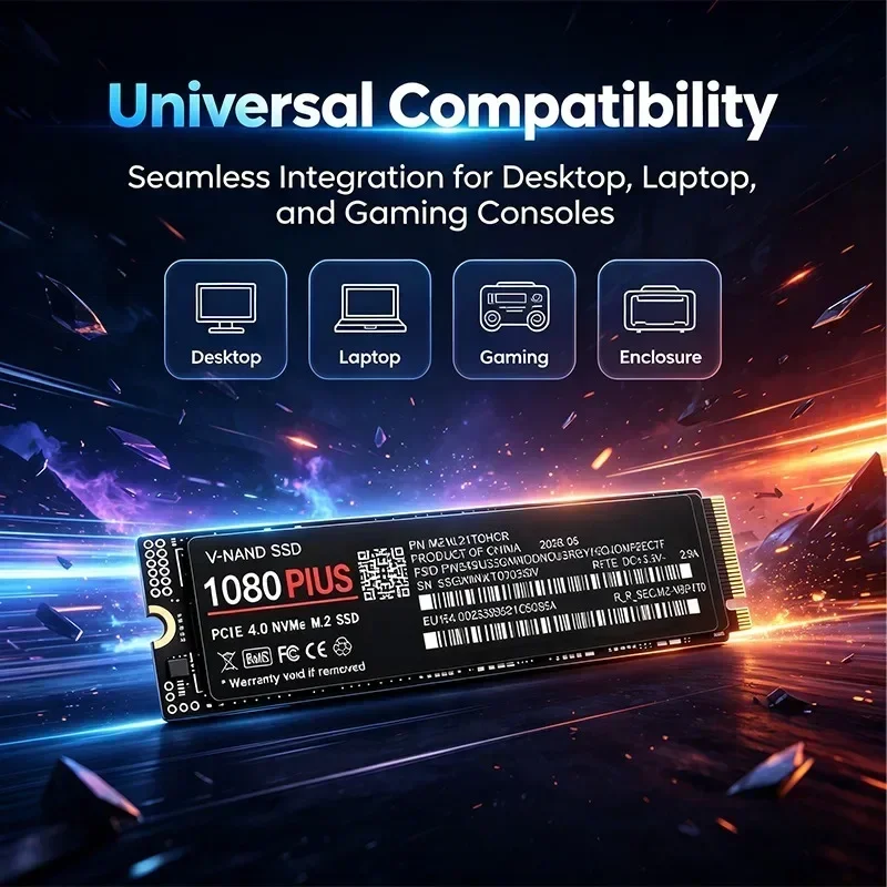 High Speed 100% Original 1080  - M.2 Nvme 4Tb Pcie 4.0 Ssd review and price