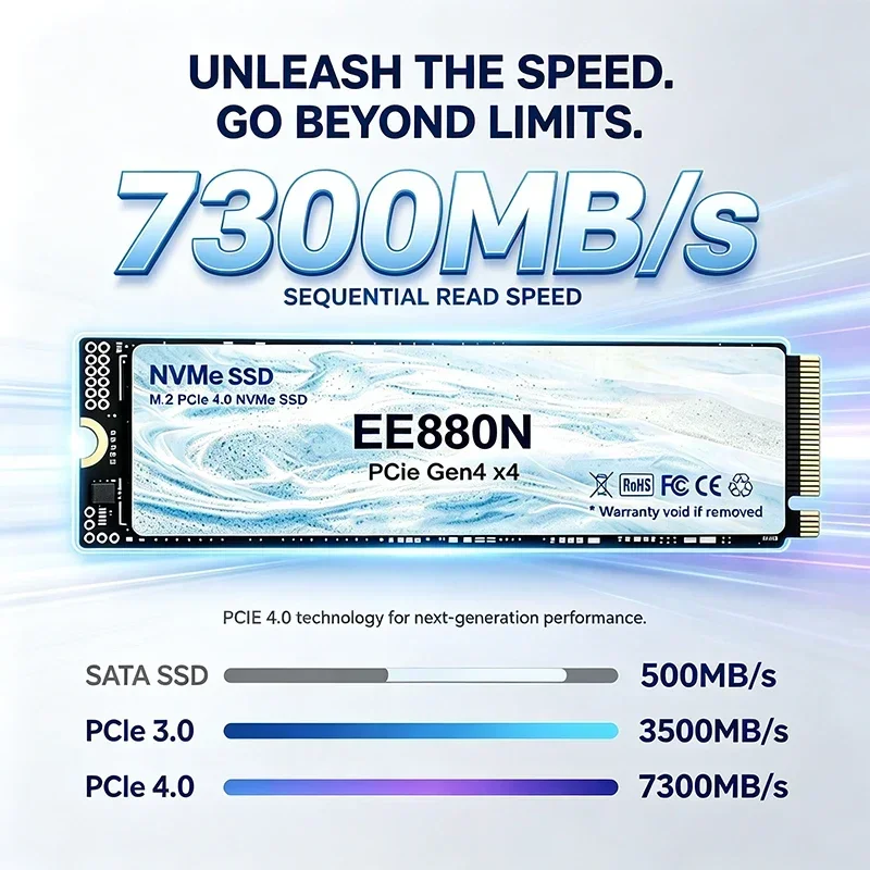 2026New EE880N High Speed 7300 - M.2 Nvme 4Tb Pcie 4.0 Ssd review and price