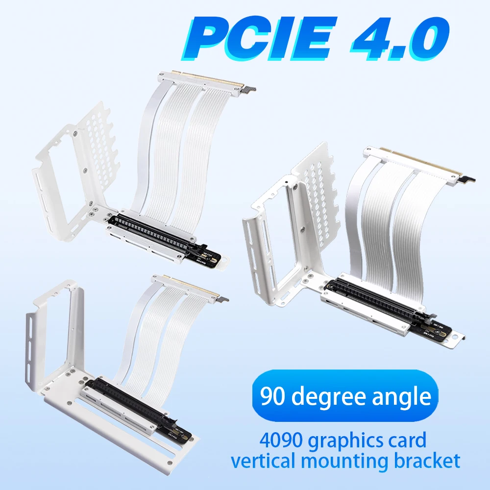 PCI-E 4.0 X16 Extension Riser  - Pcie 4.0 X16 Riser Cable 90 Degree review and price